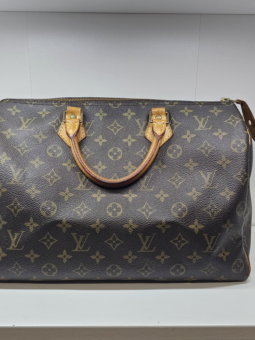 Louis Vuitton Brown Monogram Canvas Travel Bag